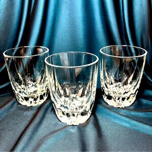 3 Mikasa Apollo Executive Double Old fashion Whisky Rocks glasses Barware  4 3/8